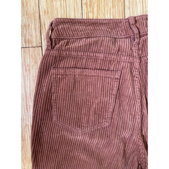 Pacsun Corduroy Mom Jean Size 27 Women's High Rise Pant Brown Rust Ankle Crop - Picture 10 of 10